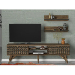 HANAH HOME TV polica Fina Walnut (804TRH3017)