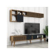 HANAH HOME TV polica Milan TV Walnut Anthracite