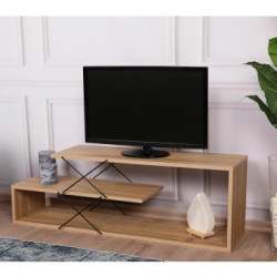 HANAH HOME TV polica Zigzag Oak