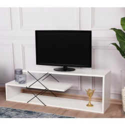 HANAH HOME TV polica Zigzag White