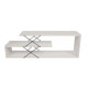 HANAH HOME TV polica Zigzag White