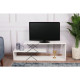 HANAH HOME TV polica Zigzag White