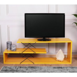 HANAH HOME TV polica Zigzag Yellow