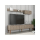 HANAH HOME TV polica Lyon 2 Atlas Walnut