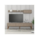 HANAH HOME TV polica Lyon 2 Atlas Walnut