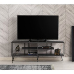 HANAH HOME TV polica Eze Dark Brown