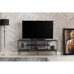 HANAH HOME TV polica Eze Dark Brown