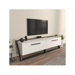 HANAH HOME TV polica Astrid White Black