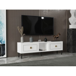 HANAH HOME TV polica Preet White Gold