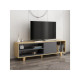 HANAH HOME TV polica Rosmar Oak Anthracite