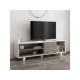 HANAH HOME TV polica Rosmar White Wenge