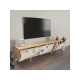 HANAH HOME TV polica 3 D Oak White