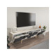 HANAH HOME TV polica 3 D White Marble