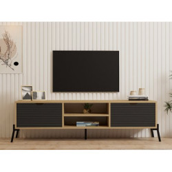 HANAH HOME TV polica Nost Sapphire Oak Antracite