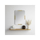 HANAH HOME Ogledalo Pera Mirror Gold