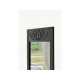 HANAH HOME Ogledalo Lotus Anthracite