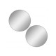 HANAH HOME Ogledalo Round Double Diameter: 40 cm Silver