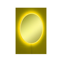 HANAH HOME Ogledalo sa LED osvetljenjem Round Diameter: 40 cm Yellow