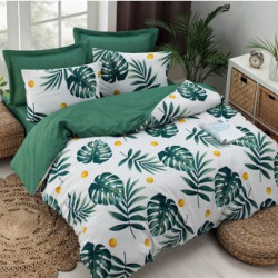 L`ESSENTIEL MAISON Posteljina Monstera Green