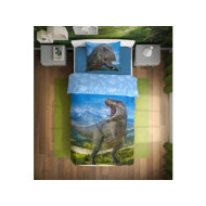 BALOO Posteljina za decu Dino T-Rex 160x200+70x80cm