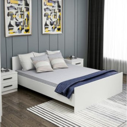 HANAH HOME Bračni krevet Kale Bedstead 160 x 200 White