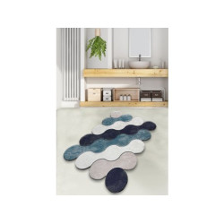 L`ESSENTIEL MAISON Kupatilski otirač Circle Blue 1