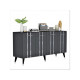 HANAH HOME Komoda Asel Anthracite Silver