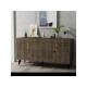 HANAH HOME Komoda Moda Walnut Gold