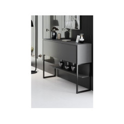 HANAH HOME Komoda Luxe Black Anthracite