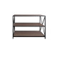 HANAH HOME Polica Zena Walnut Black