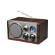 ROADSTAR RSHRA1245 - RETRO RADIO SA DRVENIM KUĆIŠTEM