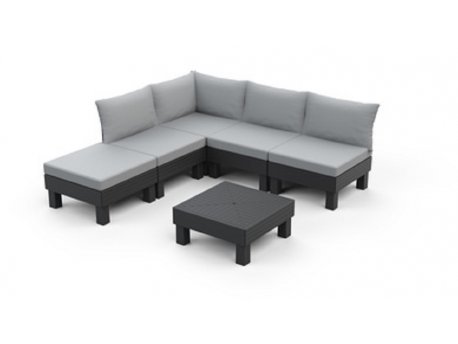 KETER Baštenski set Cantara elements 5 seater, grafit