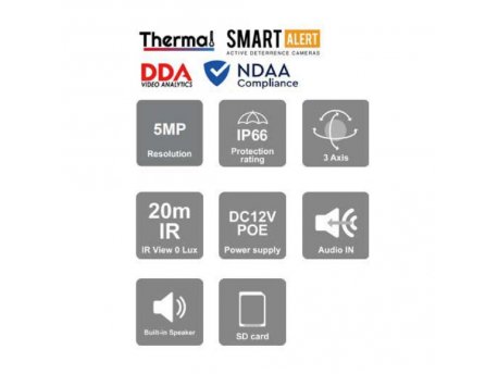 PROVISION BMH-THERMAL-3 IP Termalna bulet kamera 5mp, IR20m, IP66