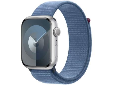 APPLE Pametni sat S9 GPS Silver Alu Case Winter Blue Sport Loop