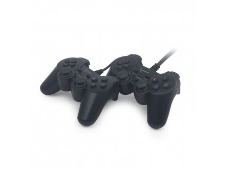 GEMBIRD JPD-UDV2-01 ** Gembird USB 2.0 double analog vibration gamepad black (684) (17467)