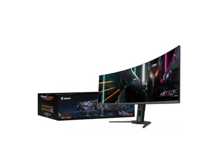 GIGABYTE AORUS CO49DQ EK1 Dual QHD 144Hz USB-C AMD FreeSync Premium Pro Curved