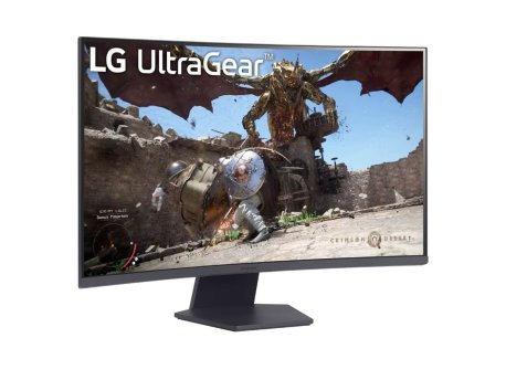 LG UltraGear 32GS60QC-B QHD 180Hz AMD Free Sync Curved