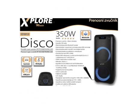 XPLORE Karaoke sistem XP8815 Disco cena