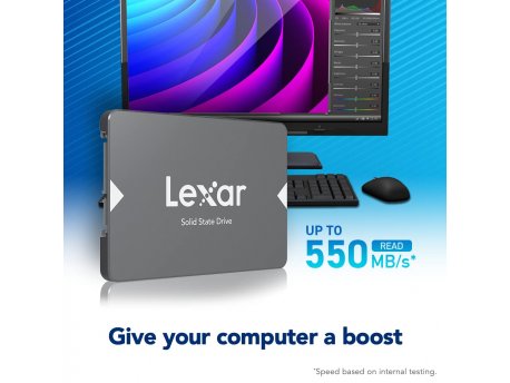 LEXAR SSD 2TB NS100, 2.5'' SATA 6Gb/s (LNS100-2TRB)