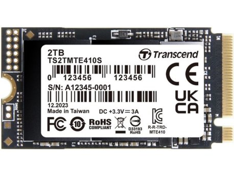 TRANSCEND 2TB M.2 2242 (TS2TMTE410S) PCIe Gen4x4 NVMe SSD disk