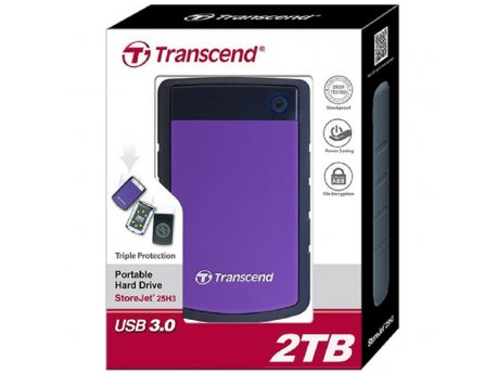 TRANSCEND 2TB USB 3.0 TS2TSJ25H3P cena