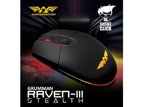 ARMAGGEDDON Raven III Stealth Gaming miš USB optički cena