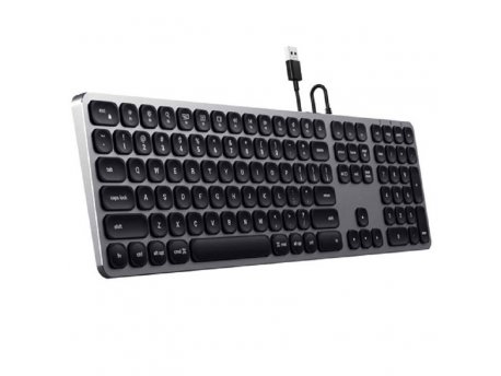 SATECHI Žična tastatura Aluminium Wired US (Siva) (ST-AMWKM) cena