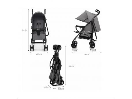 KINDERKRAFT Kolica Tik Stone Grey VRE49QX