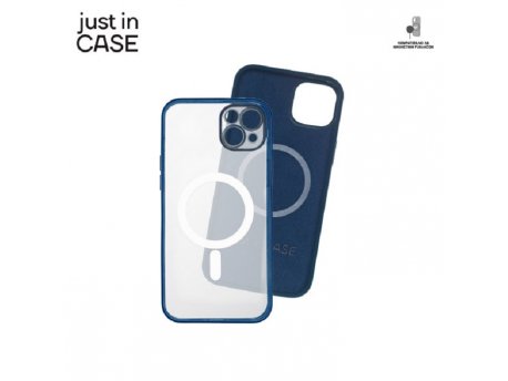 JUST IN CASE 2u1 Extra case MAG MIX PLUS paket plavi I za iPhone 14 Plus