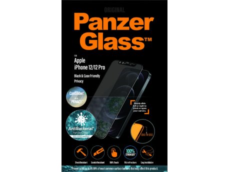 Panzer Glass Zaštitno staklo Case Friendy CamSlider Privacy AB za iPhone 12/12 Pro