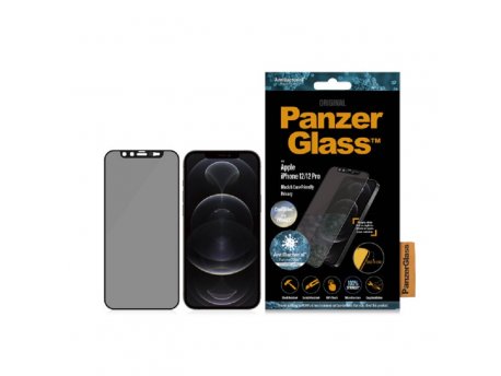 Panzer Glass Zaštitno staklo Case Friendy CamSlider Privacy AB za iPhone 12/12 Pro