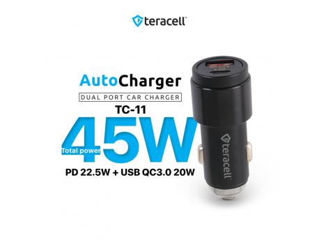 TERACELL Evolution TC-11 45W dual auto punjač