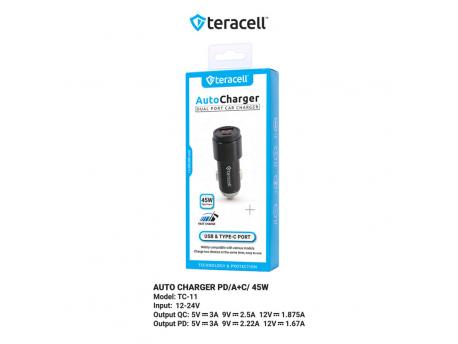 TERACELL Evolution TC-11 45W dual auto punjač