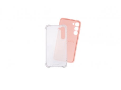 JUST IN CASE Silikon 2in1 za Samsung S23+ PROVIDNA+PUDER-ROZE cena